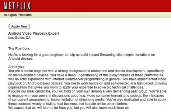 netflixhiringandroid